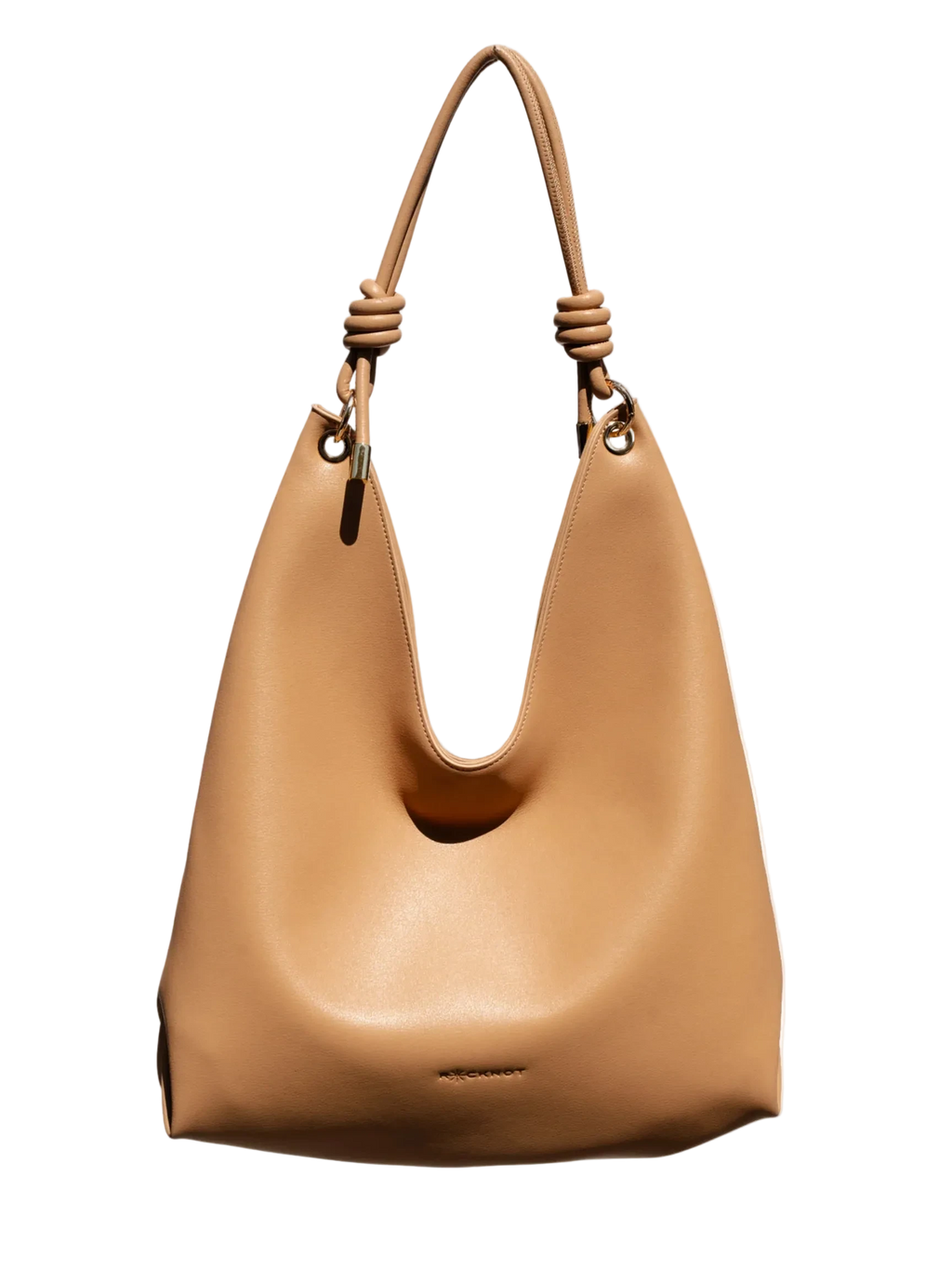 ROCKNOT - ORI Hobo Bag - Tan / Light Gold