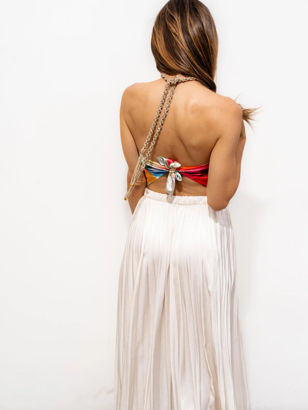 ROCKNOT - ZOE Tassel Necklace - Champagne Bubbles