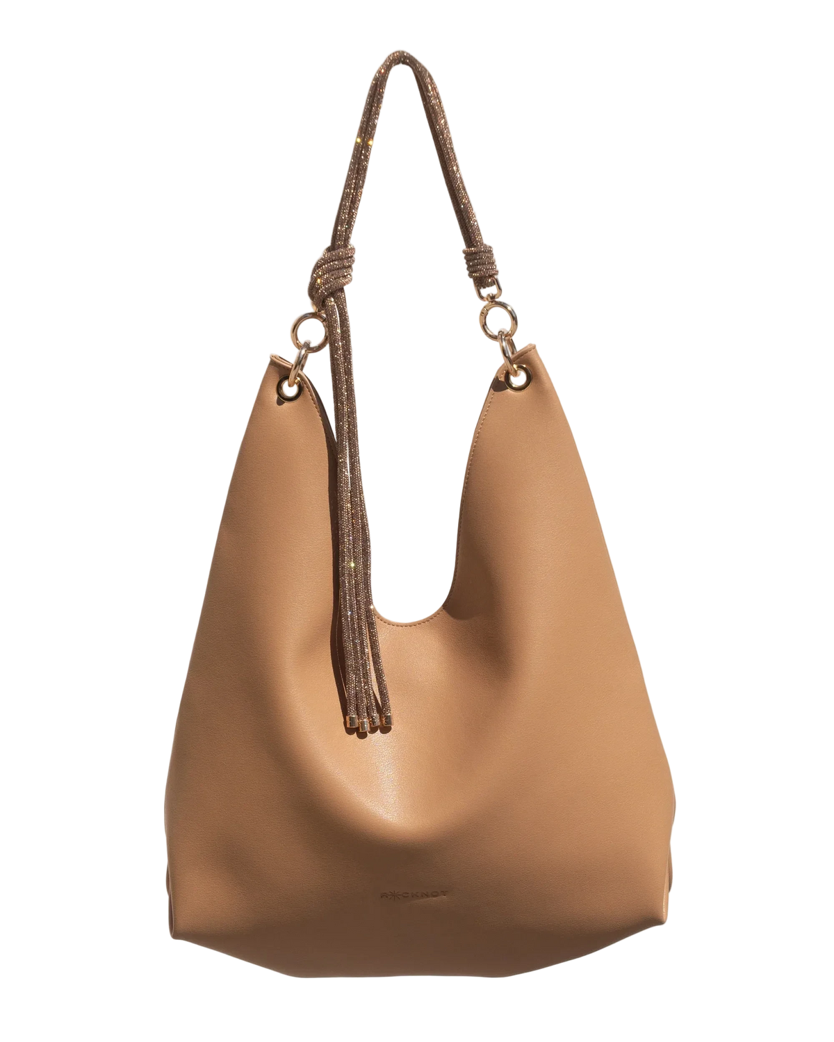 ROCKNOT - ORI Hobo Bag - Tan / Light Gold