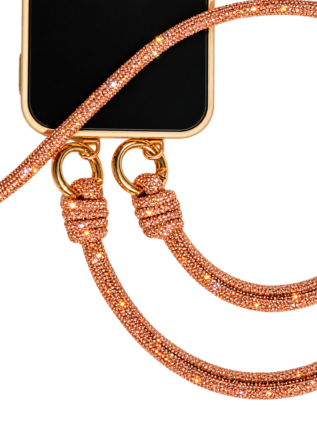 ROCKNOT - Phone Converter Kit + Straps - Gold / Rose Gold