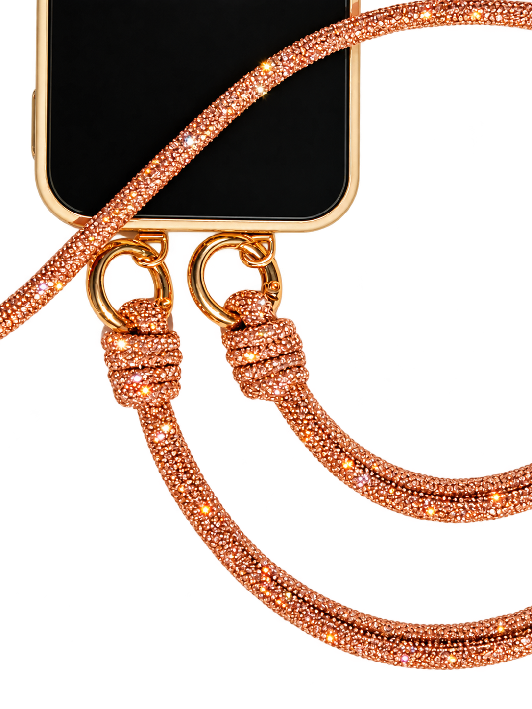 ROCKNOT - Phone Converter Kit + Straps - Gold / Rose Gold