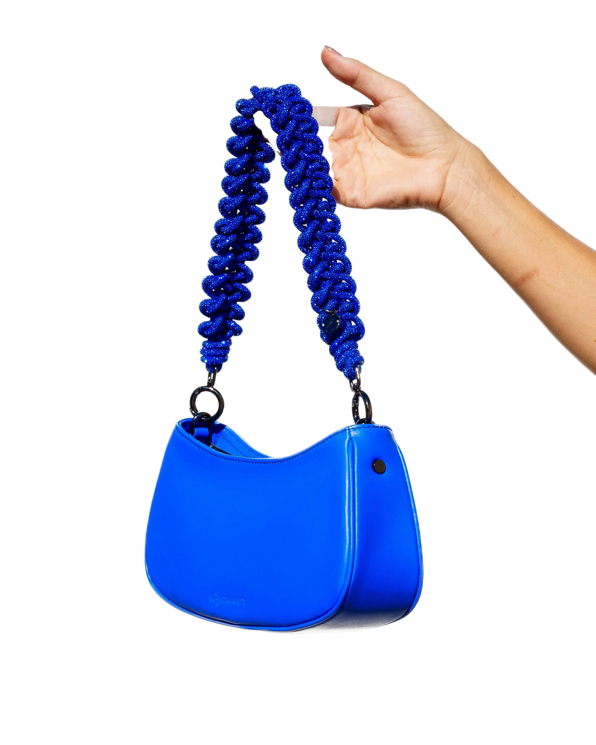 ROCKNOT - Lace Strap 46" Crossbody - Cobalt Blue